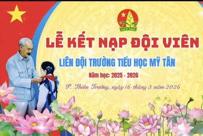 LỄ KẾT NẠP ĐỘI VIÊN MỚI NĂM HỌC 2025 – 2026