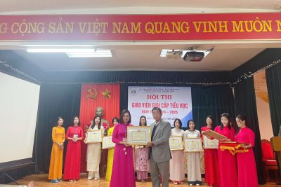 Chúc mừng hai cô giáo đạt thành tích: ” Đạt danh hiệu Giáo viên dạy giỏi cấp Thành phố” năm học 2024 – 2025